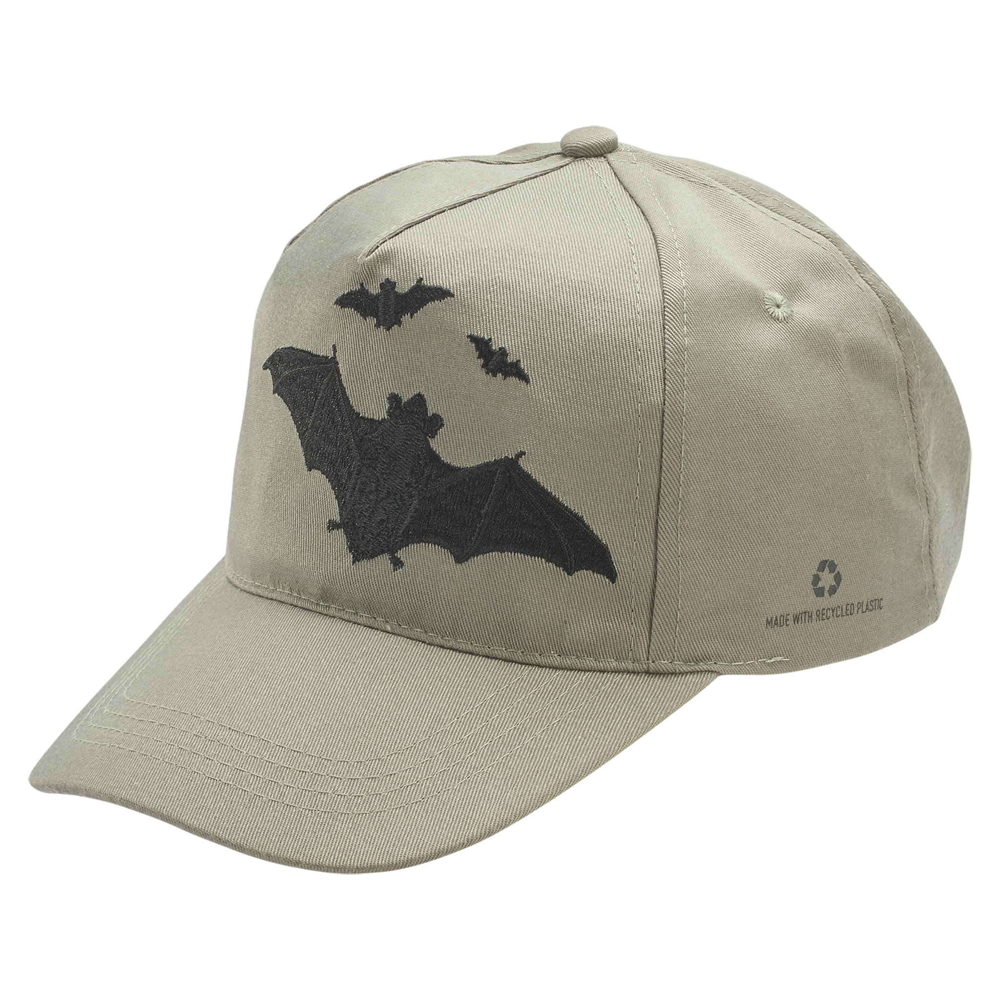 Cap Fledermaus grau - Erwachsen
